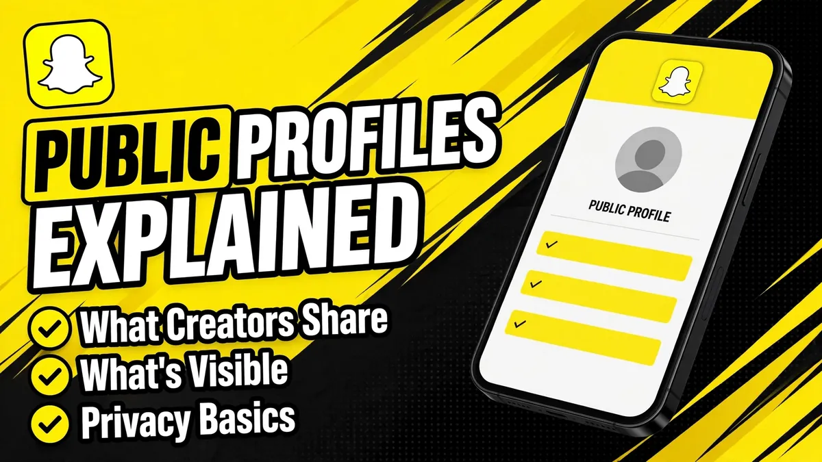 Snapchat Public Profile Guide